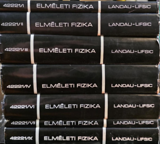 Landau-Lifsic - Elm�leti fizika k�nyvcsomag (nem teljes sorozat!)