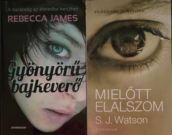 S. J. Watson Rebecca James - Krimi k�nyvcsomag (2 k�tet )