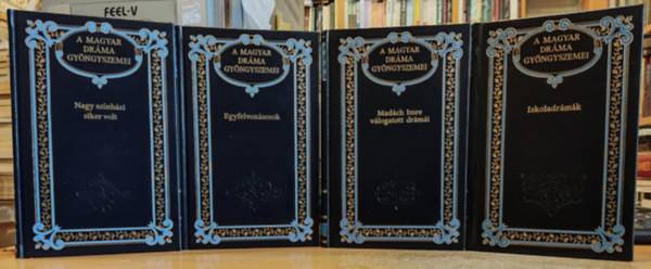 Unikornis Kiadó - A magyar dráma gyöngyszemei 1-4 (I-IV.): Nagy színházi siker volt + Egyfelvonásosok + Madách Imre válogatott drámái + Iskoladrámák (XVIII. század)