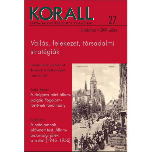 Korall T�rsadalomt�rt�neti Foly�irat 2007/27.