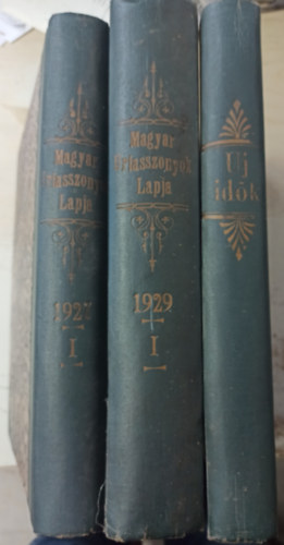 Kertsz Bla szerk. - Magyar riasszonyok Lapja 1927,1929 teljes vfolyam. (3 ktetben)