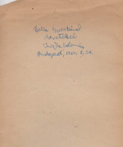 Vargha K�lm�n - Shakespeare - Tolsztoj - M�ricz Zsigmond. (K�l�nlenyomat a Vil�girodalmi Figyel� 1960. �vi 2. sz�m�b�l.)