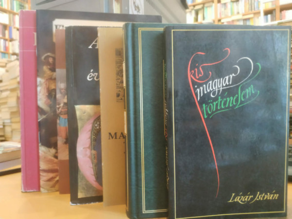 L�z�r Istv�n, Katona Tam�s, Bogyay Tam�s, Szilv�sy Gy�rgy, Han�k P�ter Nemesk�rty Istv�n - 7 db magyar t�rt�nelem: Magyar sz�zadok; Kis magyar t�rt�nelem; A korona kilenc �vsz�zada; Magyarorsz�g t�rt�nete t�vlatb�l; Nemzeti alapismeretek (Magyar kislexikon); Kis magyar t�rt�nelem; Egy ezred�v