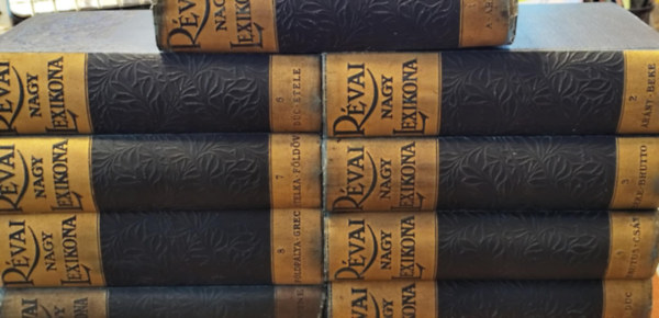 Révai Nagy Lexikona I-VIII. + XV. (nem reprint)