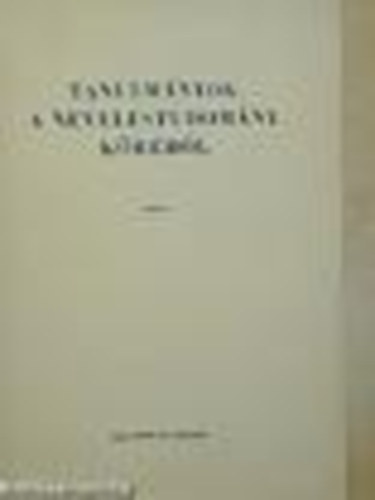 Akadémiai Kiadó - Tanulmányok a neveléstudomány köréből 1971