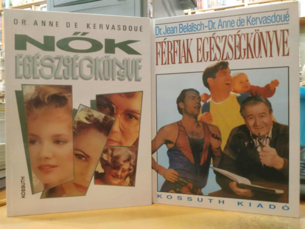 Dr. Belaisch, Jean, Dr. Anne de Kervasdou - 2 db Nk egszsgknyve + Frfiak egszsgknyve