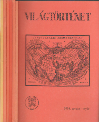 Incze Mikls  (szerk.) - Vilgtrtnet 1996 + 1997 + 1998 - teljes vfolyamok (3 db teljes vfolyam 6 ktetben)