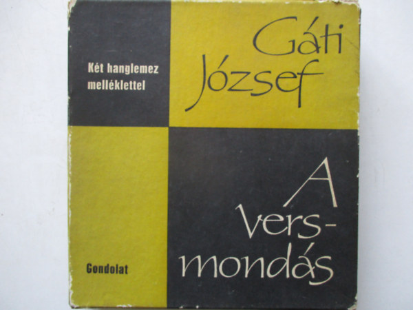 SZERZ� G�ti J�zsef - A versmond�s - 2 db lemezzel - Eredeti v�d�dobozban, 2 bakelitlemez mell�klettel.