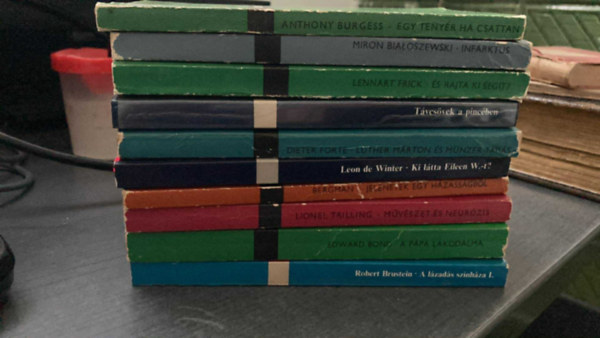 Dieter Forte, Ingrid Bergman Leon de Winter - 10 db a Modern könyvtár sorozatból