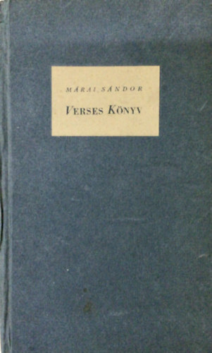 Mrai Sndor - Verses knyv