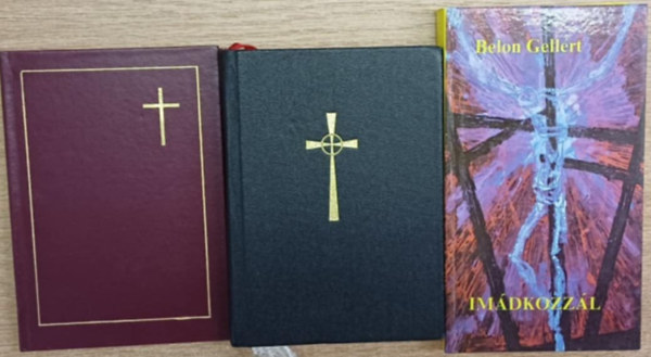 Gyarmati Elem�r, Dr. Czapik Gyula, Belon Gell�rt - 3 db vall�sos k�nyv: �nekl� Kar�csony - �ldjuk az Urat! - Im�dkozz�l