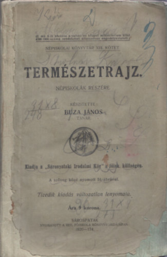 Buza Jnos - Termszetrajz npiskolk rszre