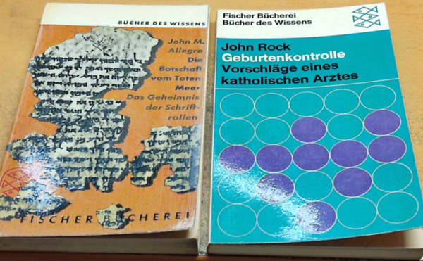 John Rock John M. Allegro - Die Botschaft vom Toten Meer: Das Geheimnis der Schriftrollen + Geburtenkontrolle: Vorschlage eines katholischen Arztes (2 ktet)
