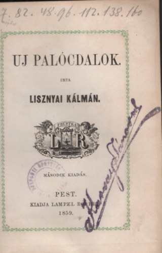 Lisznyai Klmn - Uj palcdalok