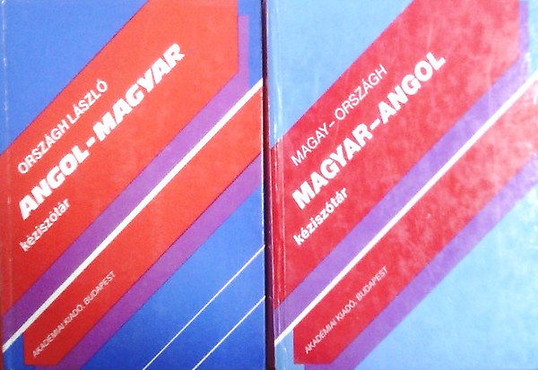 Magay-Orszgh - Magyar-angol, angol-magyar kzisztr I-II