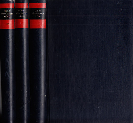 Lenin - Lenin v�logatott m�vei I-III. (sz�mozott)