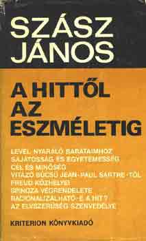 Szsz Jnos - A hittl az eszmletig