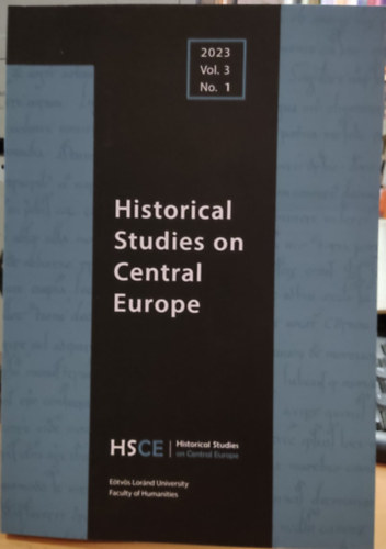 Simon J. Milton - Historical Studies on Central Europe 2023 Vol. 3, Mo. 1