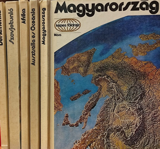 5 db Képes Földrajz: Magyarország - Szovjetunió - Afrika - Ausztrália és Óceánia - Dél-Amerika