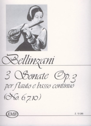 Bellinzani: 3 Sonatas for flute and basso continuo