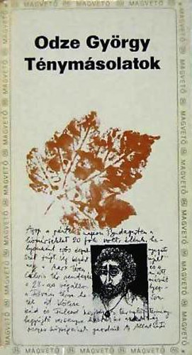 Odze György - Ténymásolatok