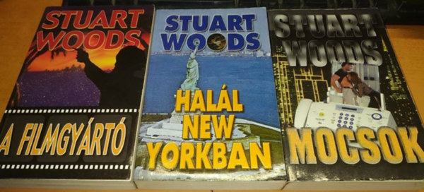 Stuart Woods - 3 db Stuart Woods: A filmgyártó + Halál New Yorkban + Mocsok
