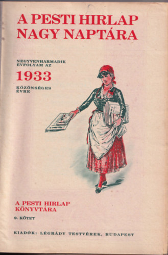 A Pesti Hirlap Nagy Naptra 1933.