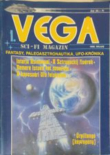 Vega Sci - fi magazin 1990. Mjus 1.vfolyam 1. szm