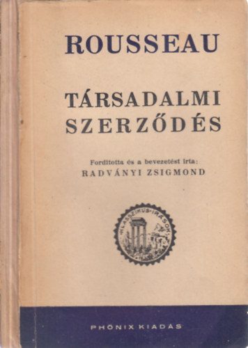 Rousseau - Trsadalmi szerzds